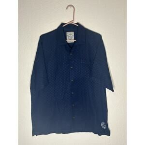 Tommy Bahama Silk MLB Baseball Game 2011 Mid Summer Classic Shirt Blue Men 2XL